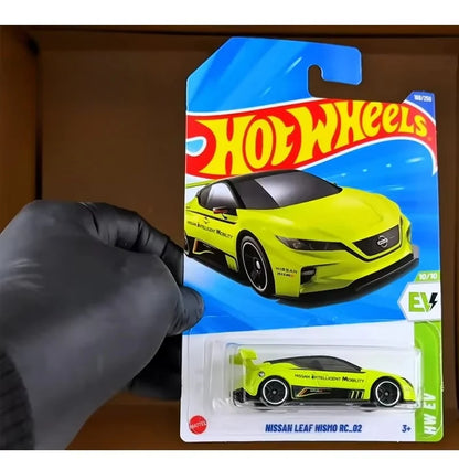 2025J Original Hot Wheels Car 1/64 Diecast Mercedes AMG Porsche Toyota GR86 Nissan Leaf Nismo Ferrari SF90 Stradale Toy for Boy
