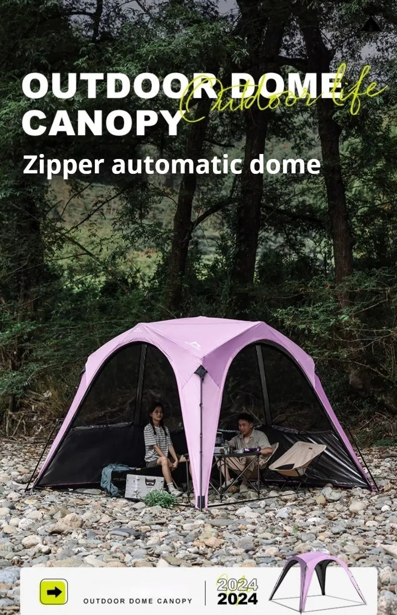 Relaxing Rainproof Sun Shelter Large Space Sun Protection Quick Automatic Opening Tents Multifunctional Camping Supplies