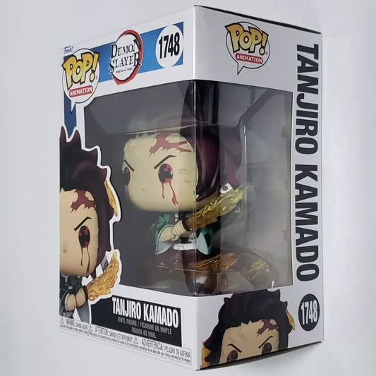 Demon Slayer Anime Figure Tanjiro Kamado(Sun Breathing)#1748 Funko Pop 4.55in Vinyl Figure Collectible Limited Edition Toy Gift