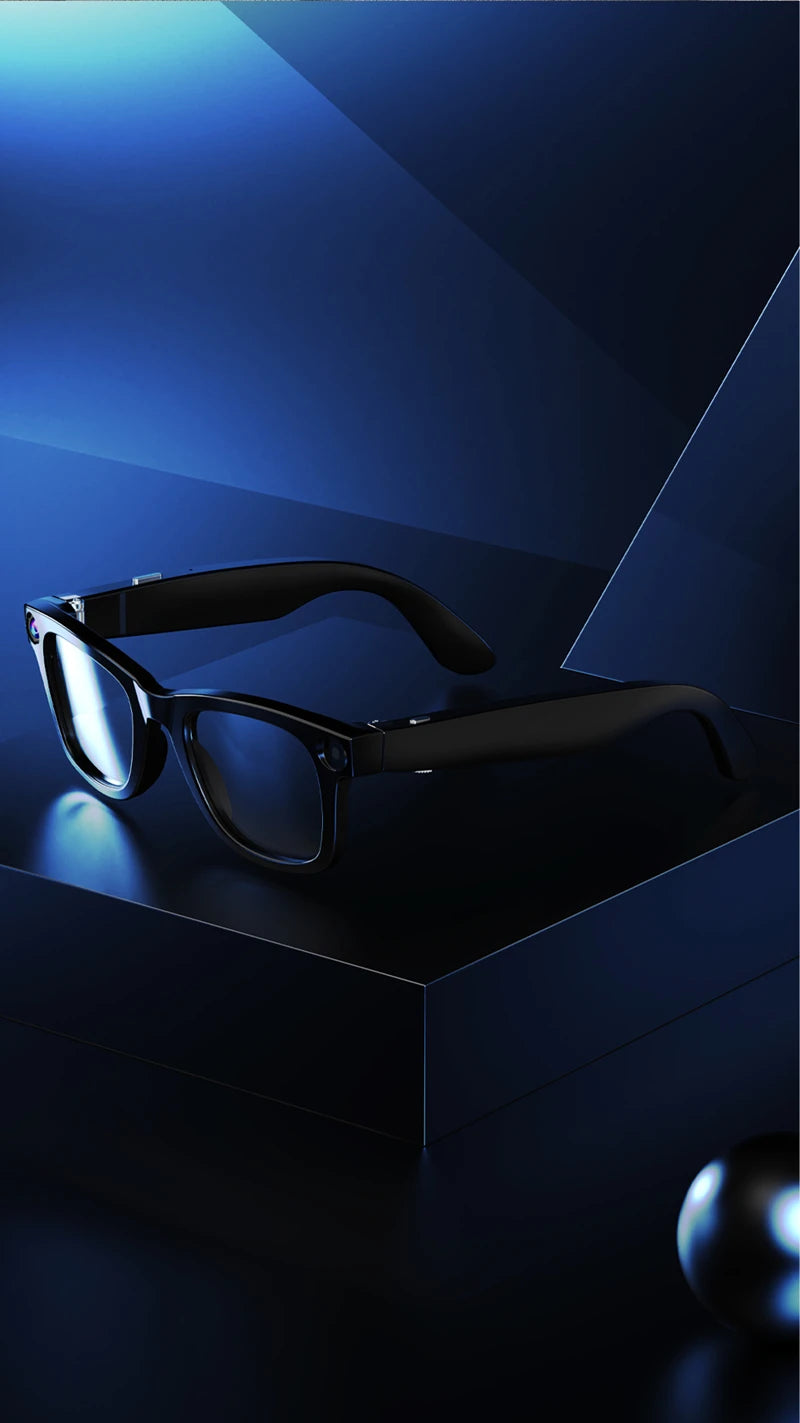 Xiaomi Mijia Smart AI Glasses 800W pixel AI Shooting Camera HD Photo Video Voice Call Translation Waterproof Bluetooth Glasses
