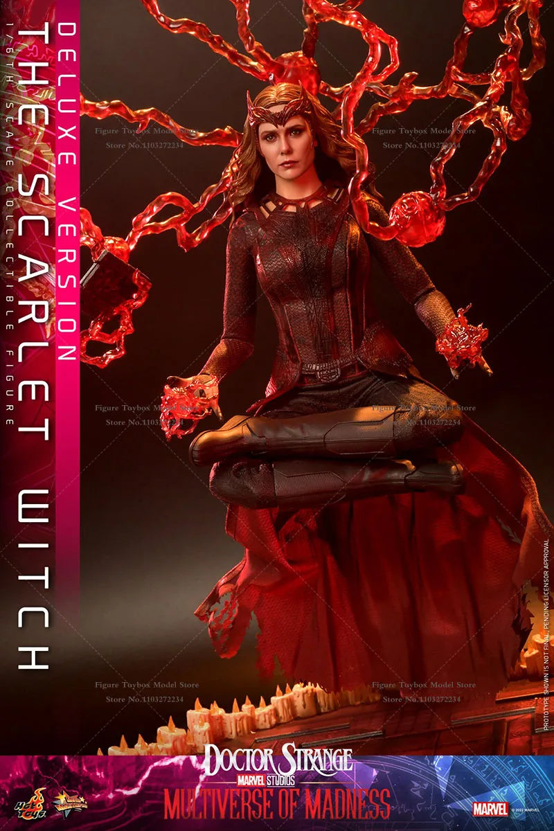 HOTTOYS HT MMS652 MMS653 Collection 1/6 The Scarlet Witch Action Figure Doctor Strange 2 Movie Delicate 12" Full Set Soldier