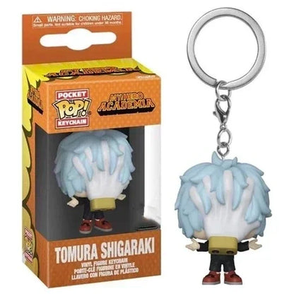 NEW Funko POP Keychain My Hero Academia Himiko Toga Kurogiri Twice Hatsume Shigaraki Deku Bakugo Togata Dabi Midoriya Jiro Toys