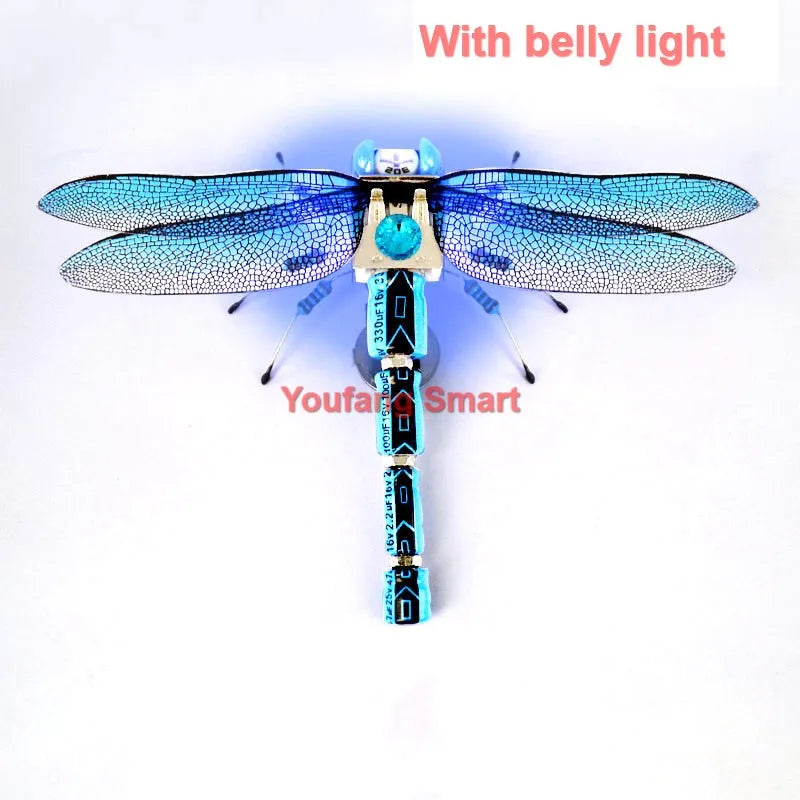 STEAM DIY Robotic Insects Science Invention Electronic Animal for School Competition Non-soldered DIY Kit Stem Toys Robot Animal