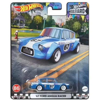 Hot Wheels Car Model Hxd63 Car Culture Fast & Furious Alloy Hw Car Model Garden Avenue Iron Bottom Rubber Tire Custom Gift Toys