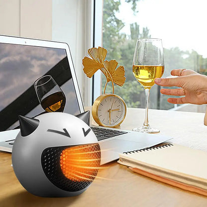 Electric Space Heater Portable Small Heater Portable Electric Heaters Tiny Cute Electric Desktop Heater For Home Bedroom Living