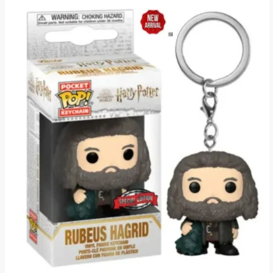Funko POP Dementor Hermione Luna Lovegood Dobby Snape Ron Ginny Magic School Fawkes Hedwig Model Dolls Action Figure Keychain