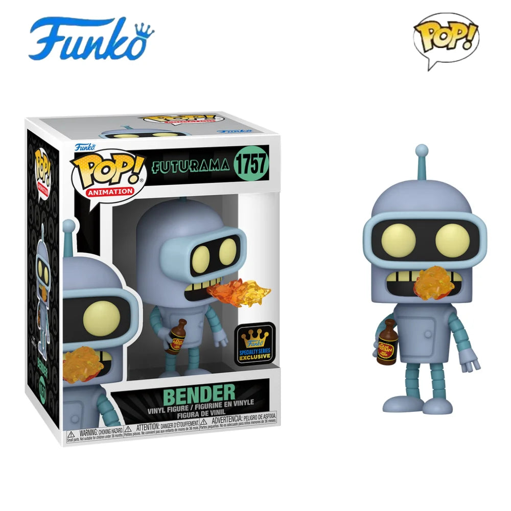 Futurama Figure Bender Burping #1757 Funko Pop 4.55in Vinyl Figure Collectible Limited Edition Model Toy Children's Toys Gift