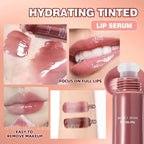 QIBEST Crystal Lip Balm Moisturizing Lip Gloss Oil Jelly Lipgloss Long Lasting Liquid Lipstick Hydrating Tinted Lip Serum Makeup