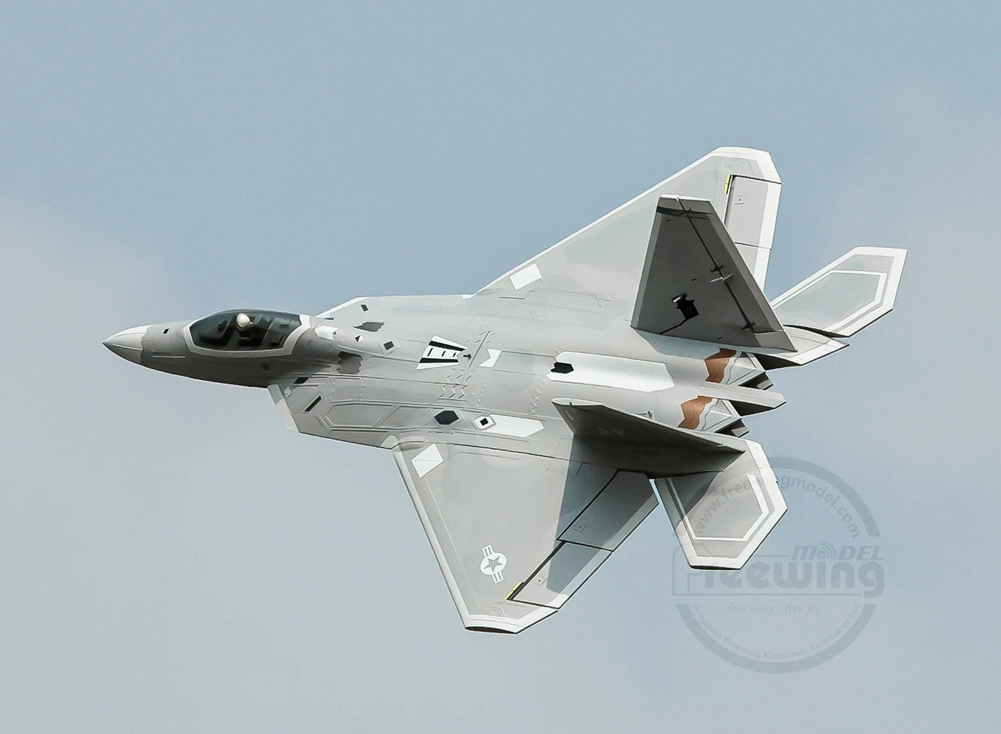 New Products In 2025 Freewing Flying Wing Model 70mm F-22 Raptor "Raptor" Ducted Model Airplane Toy Model