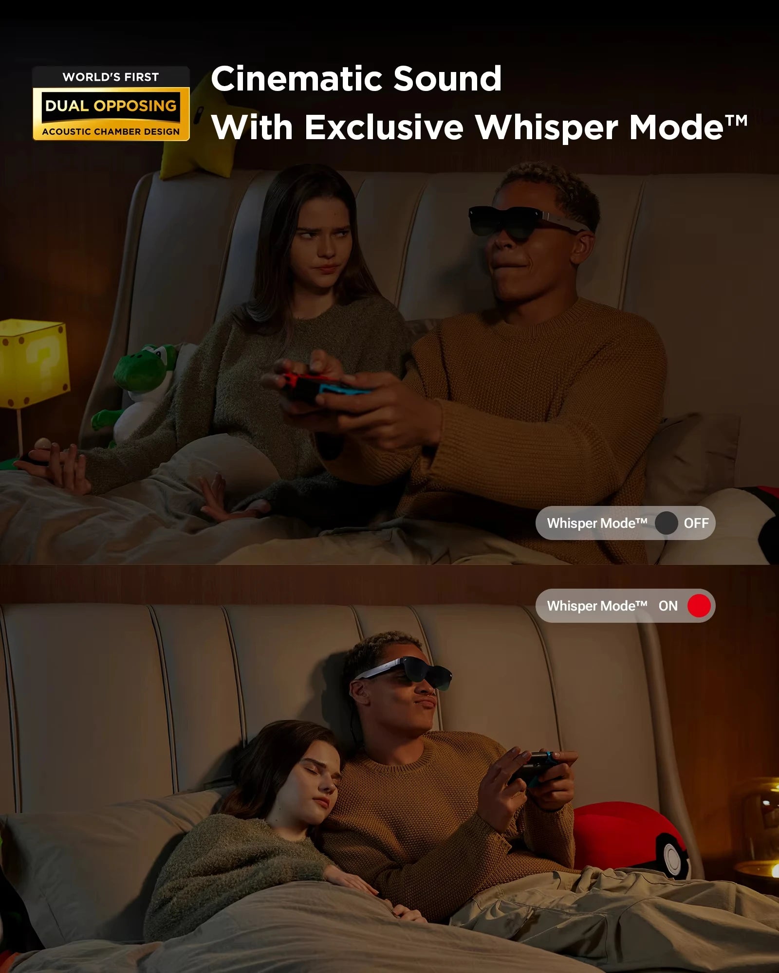 Rayneo Air 3S 3Rd Generation Pocket Tv Smart Ar Glasses Hd Large Screen for Gaming Movie Audiovisual Experience Whisper Mode