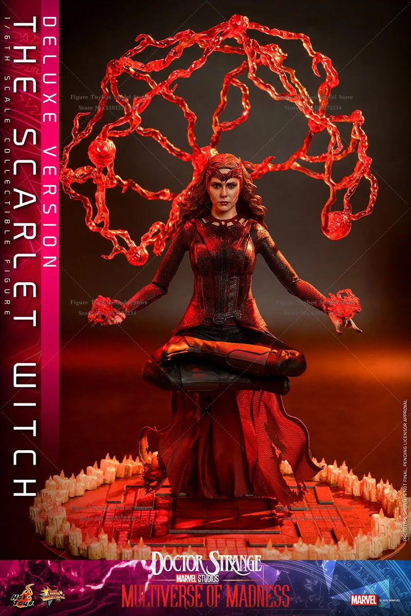 HOTTOYS HT MMS652 MMS653 Collection 1/6 The Scarlet Witch Action Figure Doctor Strange 2 Movie Delicate 12" Full Set Soldier