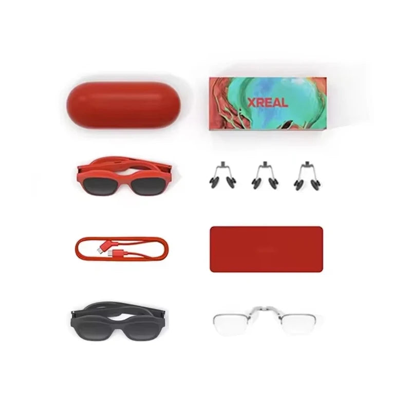 Original XREAL Air 2 Smart AR Glasses with Micro OLED Screen 120Hz 1080P 130 Inch Space Giant Screen Ultra Giant Screen Glass