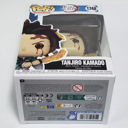 Demon Slayer Anime Figure Tanjiro Kamado(Sun Breathing)#1748 Funko Pop 4.55in Vinyl Figure Collectible Limited Edition Toy Gift