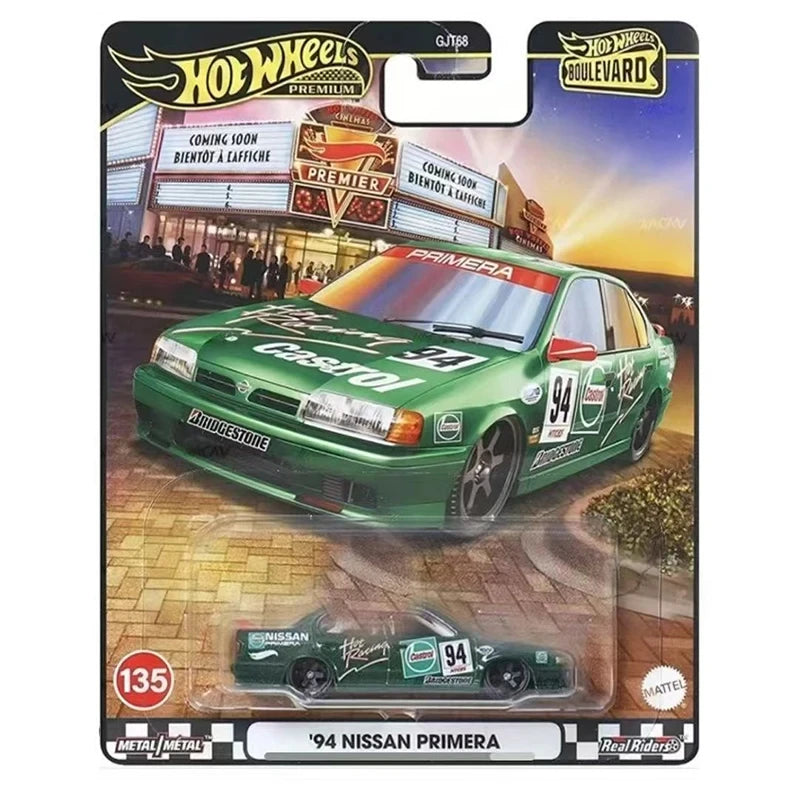 2025 Hot Wheels Boulevard 27 Series Benz 500 SLC Mitsubishi Nissan Car Model Collection Alloy Cars Model Ornament Birthday Gifts