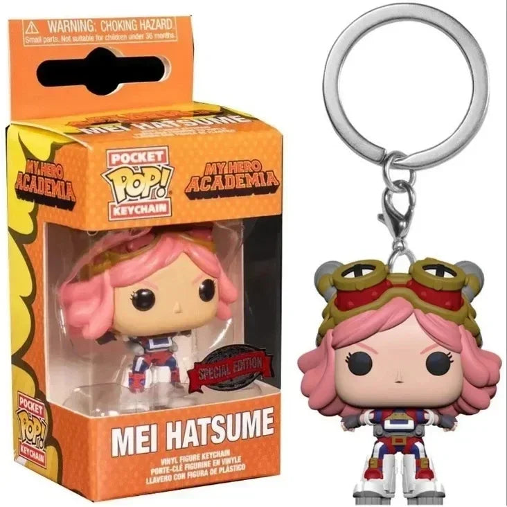 NEW Funko POP Keychain My Hero Academia Himiko Toga Kurogiri Twice Hatsume Shigaraki Deku Bakugo Togata Dabi Midoriya Jiro Toys