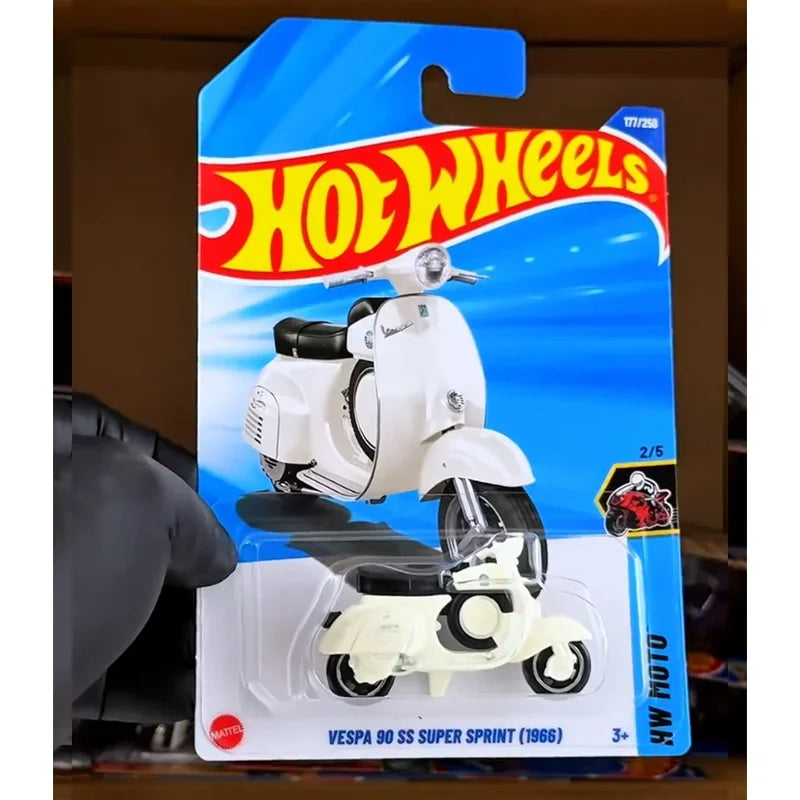 2025J Original Hot Wheels Car 1/64 Diecast Mercedes AMG Porsche Toyota GR86 Nissan Leaf Nismo Ferrari SF90 Stradale Toy for Boy