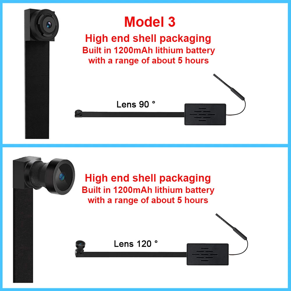 4K DIY wireless WiFi 2.0MP camera supports remote real-time broadcast via smartphone app. 1080P image quality 3 models available