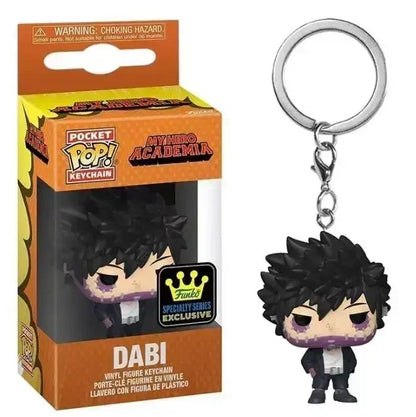 NEW Funko POP Keychain My Hero Academia Himiko Toga Kurogiri Twice Hatsume Shigaraki Deku Bakugo Togata Dabi Midoriya Jiro Toys