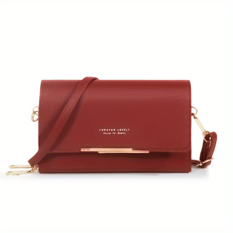 Women's Small Messenger Shoulder Bag Mobile Phone Bag Card Holder Wallet Handbag