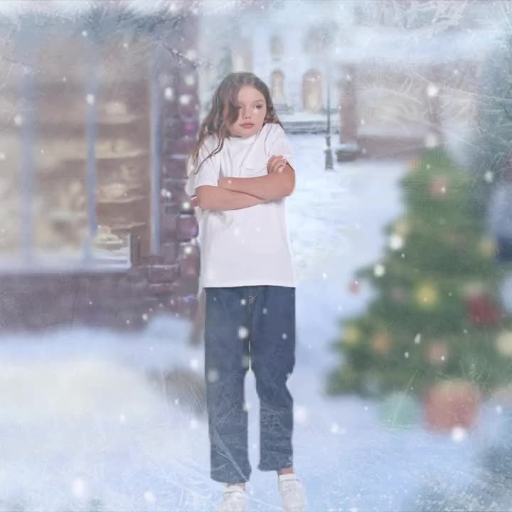 [Cozy Fleece Jacket] Cozy Fleece Jacket for Girls - Two-Tone Color Block with Plush Lining, Long Sleeves & Button Front, Casual Korean Style Winter Outerwear | Button-Up Front Jacket | Plush Lining Jacket