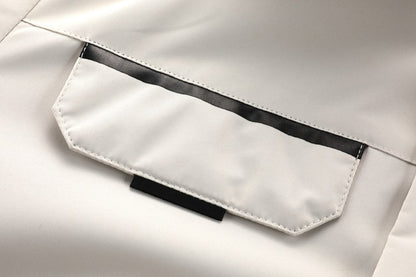 Men'S Winter Windbreaker Jacket with Warm Hood - Maroon Zip-Up Outdoor Coat, Stand Collar, Multiple Pockets, Casual Sporty Design for Cold Weather, Winter Jacket