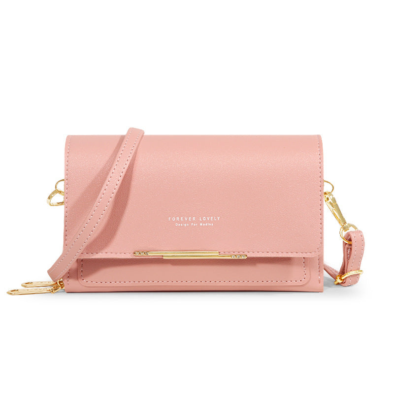 Women's Small Messenger Shoulder Bag Mobile Phone Bag Card Holder Wallet Handbag
