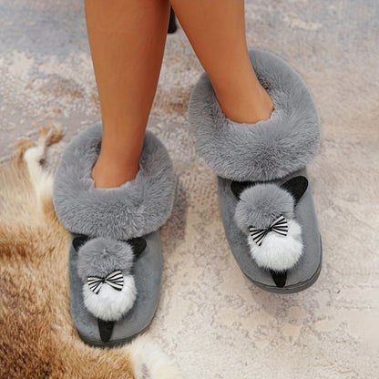 Cute Rabbit Plush Slippers - Soft, Warm, and Cozy Ladies Indoor Shoes for Home, Perfect for Relaxation and Lounging - Comfortable, Breathable, and Anti-Slip Sole Design
