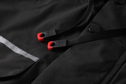 Men's Fashion Casual Windbreaker Bomber Jacket Coat, Outdoor Waterproof Thin Jacket For Spring & Fall