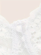 Plus Size Sexy Bra, Women's Plus Comfort Floral Lace Underwire Hook & Eye Soft Bra