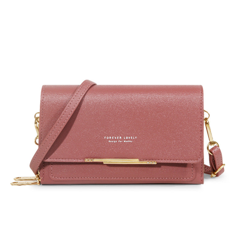 Women's Small Messenger Shoulder Bag Mobile Phone Bag Card Holder Wallet Handbag