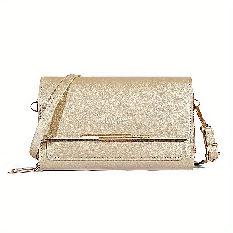 Women's Small Messenger Shoulder Bag Mobile Phone Bag Card Holder Wallet Handbag